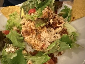 Taco salad (mostly rice)  at AIN SOPH.Soar in Tokyo