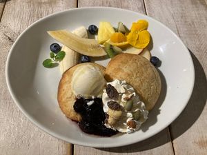 Heavenly pancakes  at AIN SOPH.Soar in Tokyo