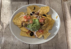 Nachos … very small  at AIN SOPH.Soar in Tokyo