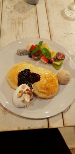 Pancake dessert at AIN SOPH.Soar in Tokyo