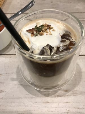 Maple soy latte  at AIN SOPH.Soar in Tokyo