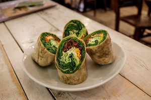 Rainbow tortilla rolls at AIN SOPH.Soar in Tokyo