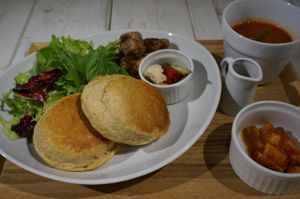 Pancake lunch. at AIN SOPH.Soar in Tokyo