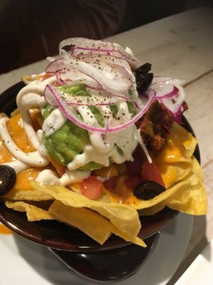 Ordered the nachos! Wow best nachos I’ve had in Japan with chili sauce   at AIN SOPH.Soar in Tokyo