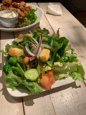 Salad were small plates and tasted good with some variety of veggies at AIN SOPH.Soar in Tokyo