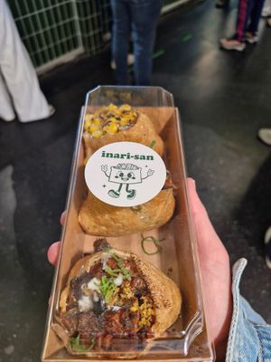 3 vegan options at Inari-San in Frankfurt