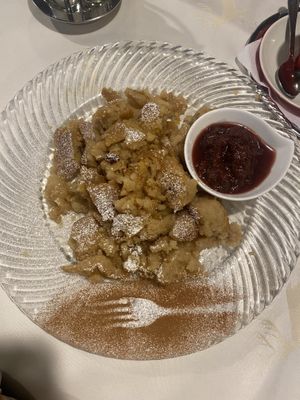 Kaiserschmarrn at Traditionsgasthof Weissbacher in Wildschonau