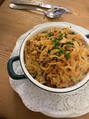 Wildschänauer Brez‘n-Suppe  at Traditionsgasthof Weissbacher in Wildschonau