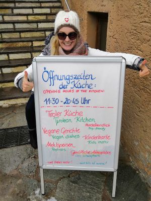 Tafel at Traditionsgasthof Weissbacher in Wildschonau