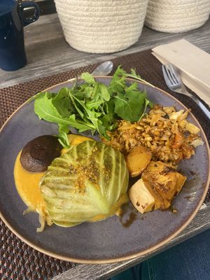 Main coursee  at Luz & Tierra in Malaga