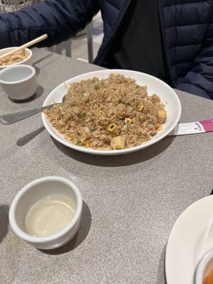 Fried rice   at Happy Veggie House in Calgary