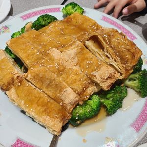 Best one. Crispy bean curd flavorful will order again at Happy Veggie House in Calgary