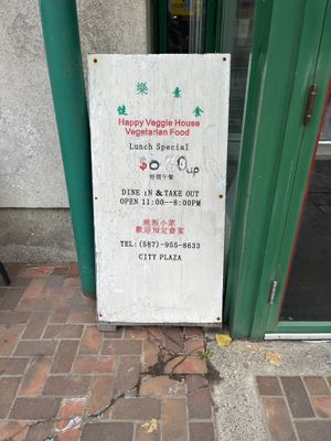   at Happy Veggie House in Calgary