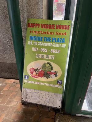   at Happy Veggie House in Calgary