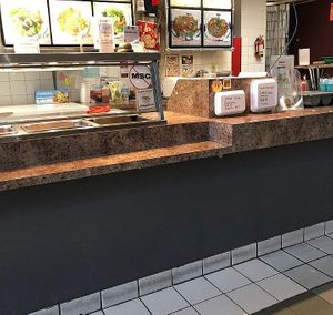 Love this friendly restaurant at Happy Veggie House in Calgary