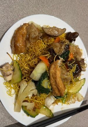 A classic mild Chinese at Happy Veggie House in Calgary