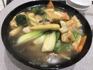 Was ok at Happy Veggie House in Calgary