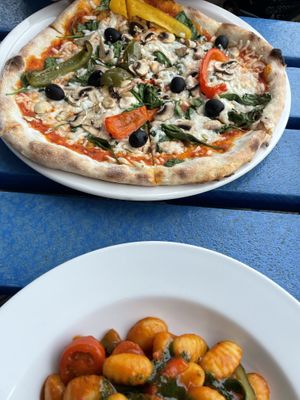 Vegan pizza was really good!  at Bella Vita in Dover