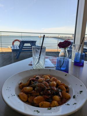 Gnocchi primavera at Bella Vita in Dover