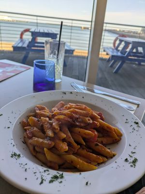 Penne arrabbiata at Bella Vita in Dover