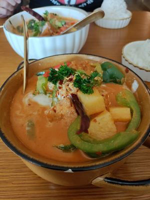 Pineapple curry at Thaiburi  in Modesto