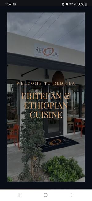 Front Entrance at Red Sea Eritrean & Ethiopian Cuisine in Oakland Park