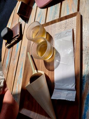 Dumplings set at Sumekamicha in Kyoto