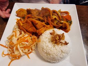 Tofu Curry-style at Pho 74 in Budapest