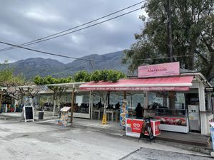 Taverna Neraida, Lake Kournas  at Taverna Neraida  in Crete