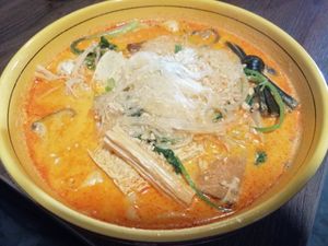 Eigenkreation mit ausgesuchten Zutaten at Oma's Tan Tan Nudeln in Munich