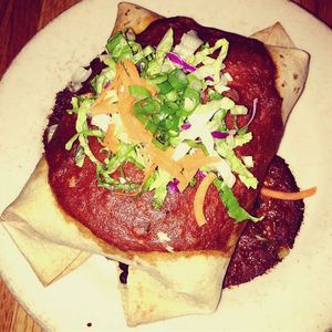 Vegan Burrito! at Casa Nueva in Athens