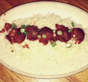 Tofu Meatballs  at Casa Nueva in Athens