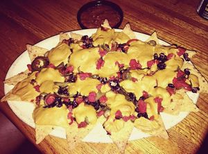 Vegan Nachos at Casa Nueva in Athens