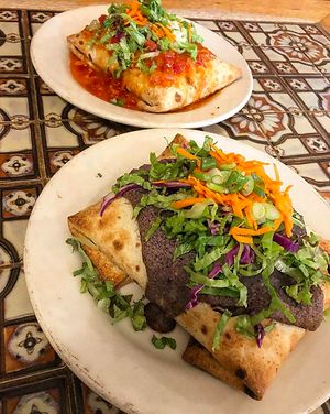 The best burritos in the world. at Casa Nueva in Athens