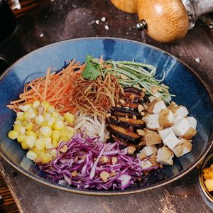 tofu and shroom at Idealite - Queensbay Mall in Penang