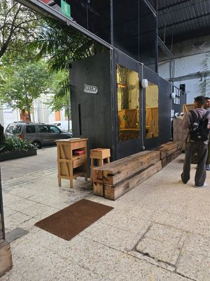 Inside at CHUI in Mexico City