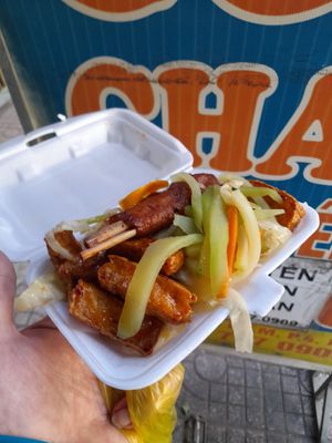 My take away com chay at Vạn Duyên in Ho Chi Minh City