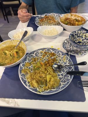 Delicious fluffy rice!   at Indian Breeze in Cape Coral