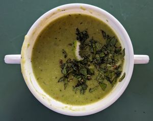 pea soup at Vrijplaats in Leiden