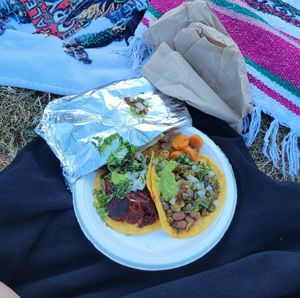 Hongo and nopal tacos at Carmelo's Tacos - Broadway E in Seattle