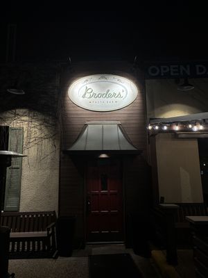 Main entrance  at Broder's Pasta Bar in Minneapolis