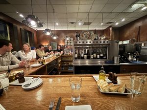 Indoor dining area; it’s decidedly small and cozy!   at Broder's Pasta Bar in Minneapolis