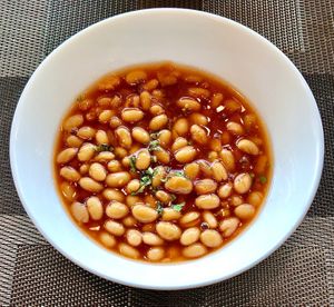 Baked beans  at The Garden in Dubai