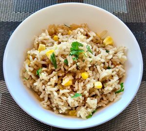 Corn rice  at The Garden in Dubai