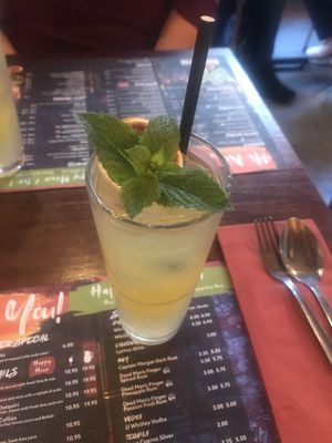 Elderflower mocktail  at Banana Tree - Wardour in London