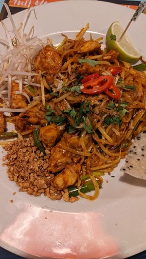 Vegan Pad Thai at Banana Tree - Wardour in London