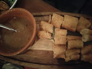 crispy dough starter at Banana Tree - Wardour in London