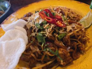 Vegan Pad Thai with Vegan Bites at Banana Tree - Wardour in London