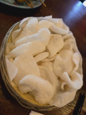 Vegan Prawn Crackers at Banana Tree - Wardour in London