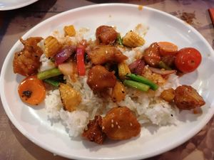 Sweet and sour vegan bites at Banana Tree - Wardour in London